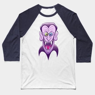 Evil Dracula laughing maliciously Baseball T-Shirt